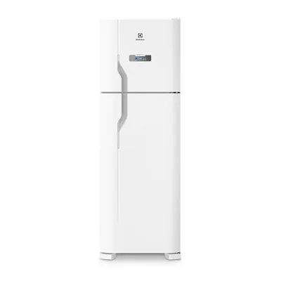 Foto frontal da geladeira Electrolux DFN41 · 127 V ou 220 V, acabamento Branco