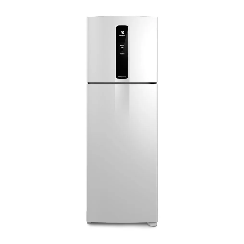 Foto frontal da geladeira Electrolux IF43, acabamento Branco