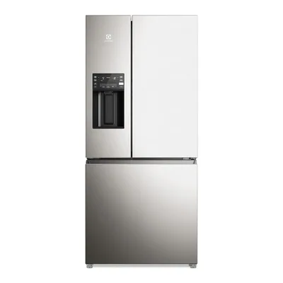 Foto frontal da geladeira Electrolux IM8IS · 127 V ou 220 V