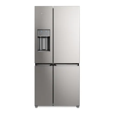 Foto frontal da geladeira Electrolux IQ8IS · 127 V ou 220 V