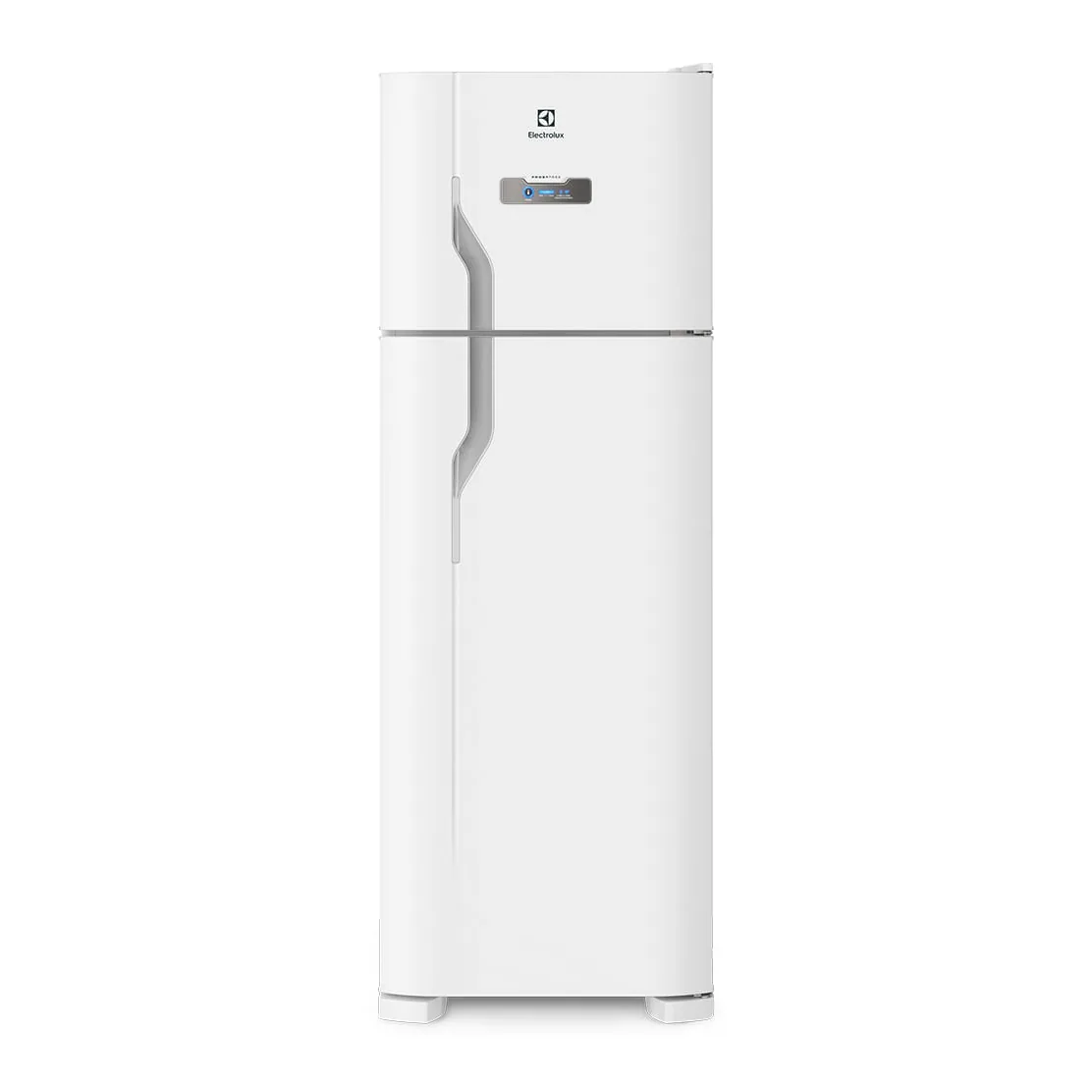 Foto frontal da geladeira Electrolux TF39, acabamento Branco