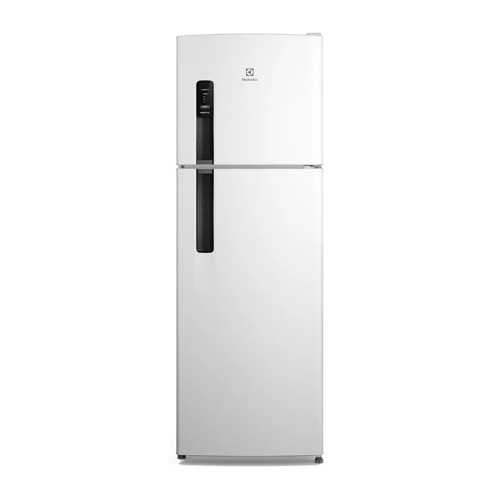 Foto frontal da geladeira Electrolux TF41, acabamento Branco