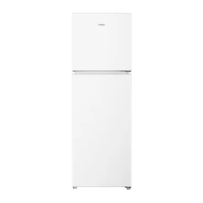 Foto frontal da geladeira Haier HTM344AD0W9 · 127 V ou 220 V