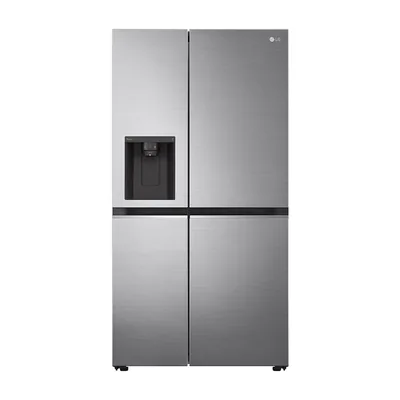 Foto frontal da geladeira LG GC-L257SLP · 127 V ou 220 V
