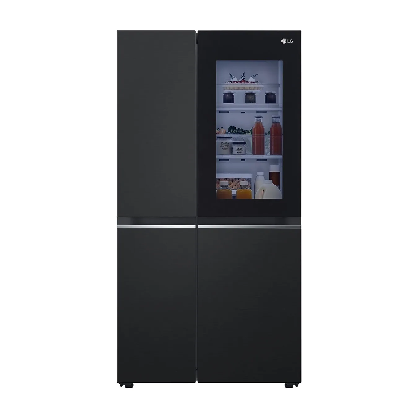 Foto frontal da geladeira LG GC-V257SQV