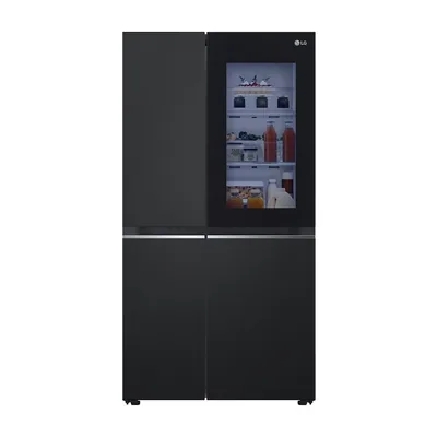 Foto frontal da geladeira LG GC-V257SQV · 220 V
