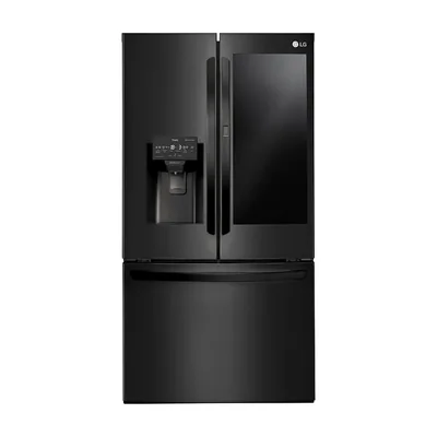 Foto frontal da geladeira LG GM-X288NQX · 127 V ou 220 V