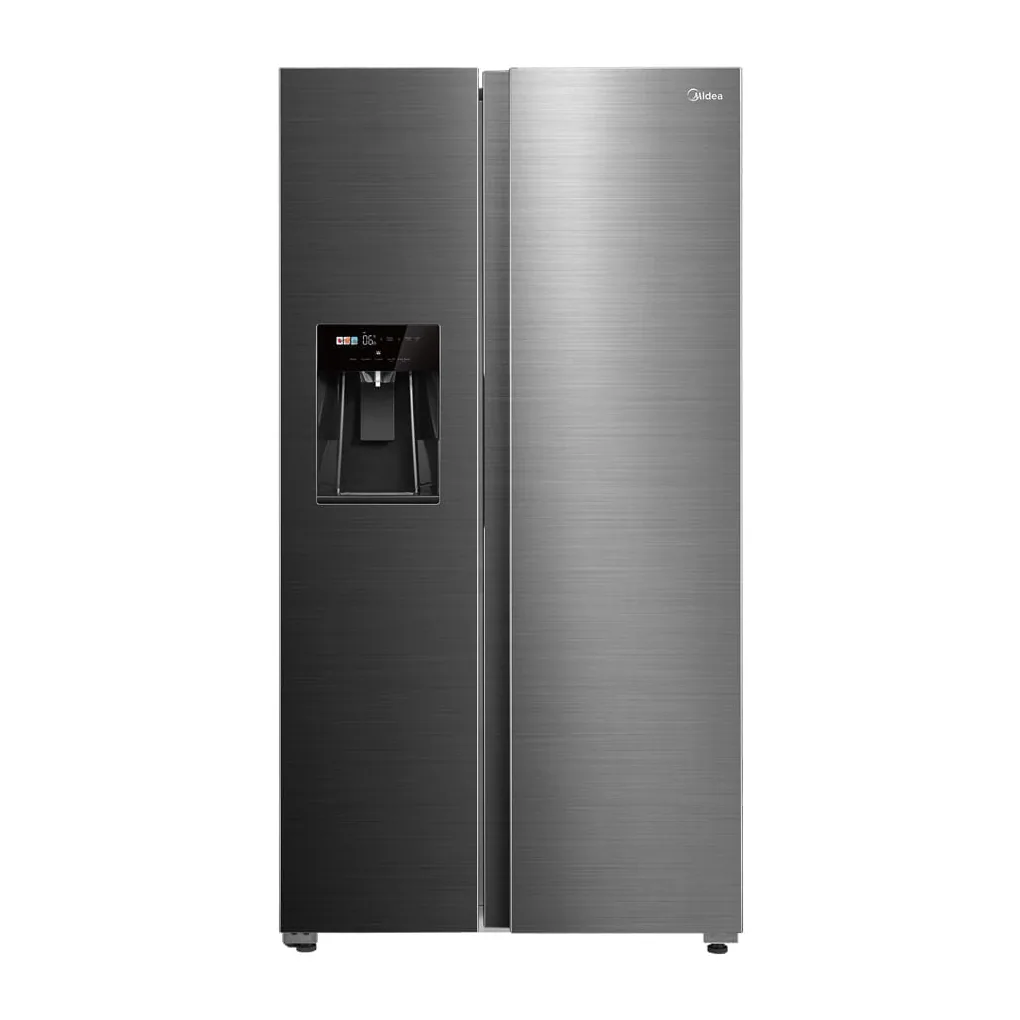 Foto frontal da geladeira Midea MDRS761MYD