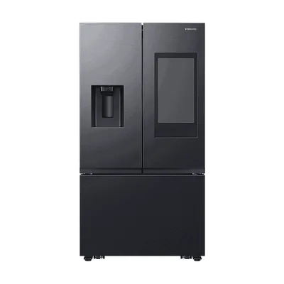 Foto frontal da geladeira Samsung RF27CG5910B1 · 127 V ou 220 V